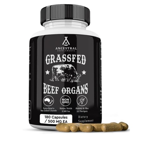 Grass-Fed Beef Organs Capsules